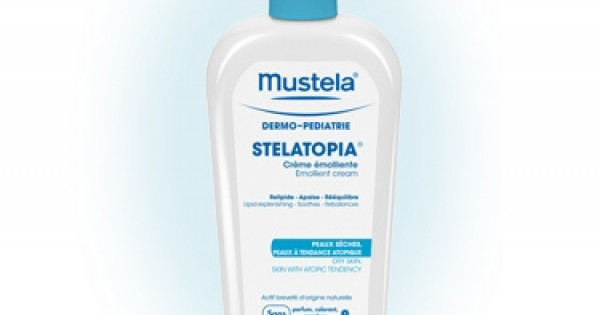 mustela stelatopia emollient cream 400ml